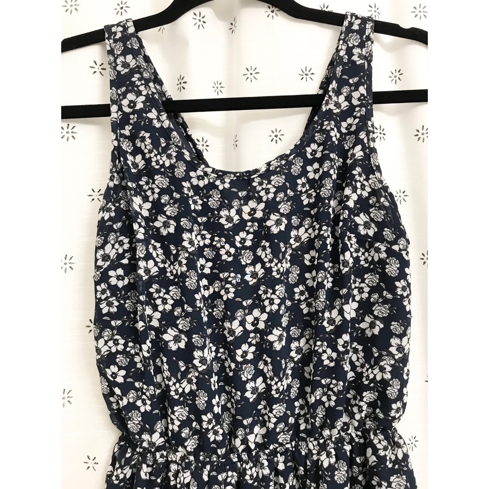 Blue & White Floral Dress